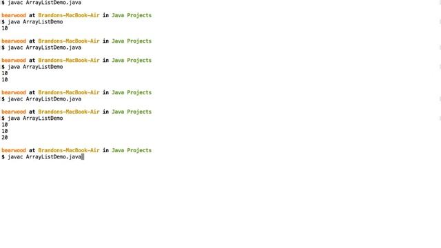 The ArrayList Class смотреть онлайн