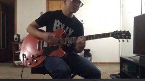 Gibson ES-333 demo with Marshall