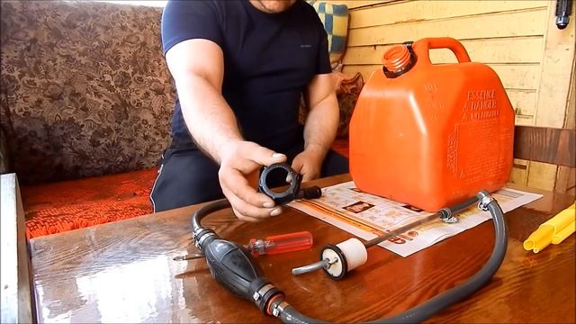 Топливный бак для ПЛМ из канистры смотреть онлайн