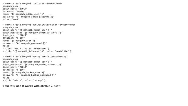 Databases: Creating Mongodb Database With Ansible Playbook (2 Solutions!!)