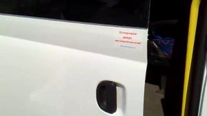 Работа электропривода двери на автомобиле MAXUS