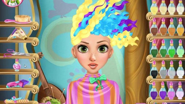 Новая прическа для Рапунцель