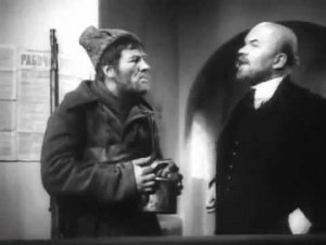 К-ф: "Человек с ружьем" -- Разговор с Лениным