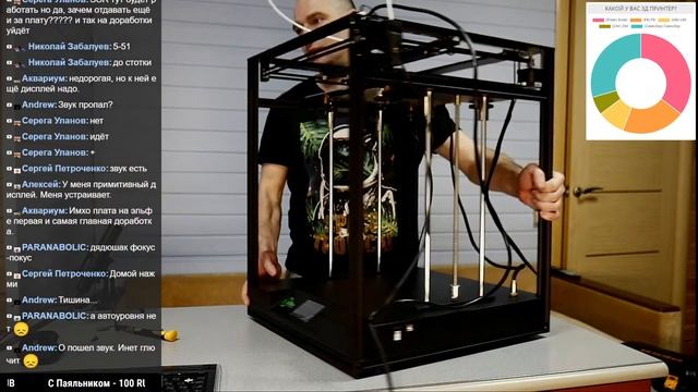 СТРИМ: ELF 3D Printer - Сборка "Небольшого" Китайца смотреть онлайн