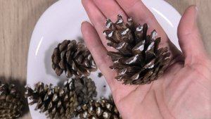 Как быстро раскрыть еловые шишки для поделок и декора