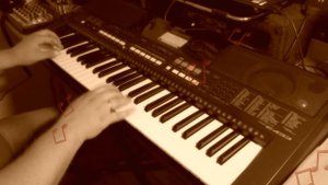 Сектор газа - Кума ( на синтезаторе yamaha e-433 )