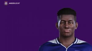 Albert Sambi Lokonga face e football pes 2020 Anderlecht