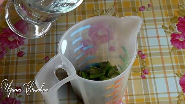 Лед для лица с алоэ. Подтягивает кожу, снимает раздражение и воспаление.
