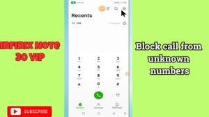 Infinix Note 30 VIP Block call from unknown numbers ||How to block numbers ||Block contacts setting