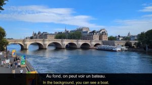 Easy French Listening Practice in Paris |  (FR/EN Subtitles) Vlog Paris