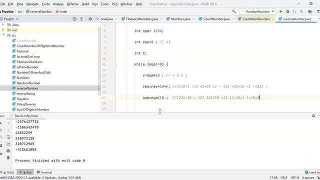How to reverse number in Java and how to check palindrom number смотреть онлайн