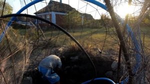 как  сделать  колодец из  арт  бетона  в виде  пня