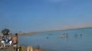 Swimming in Dead Sea