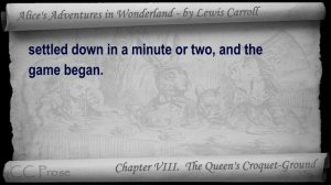 Chapter 08 - Alice's Adventures in Wonderland by Lewis Carroll - The Queen's Croquet-Ground