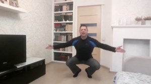 Народно-сценический танец. Элемент «присядка с выносом ног»