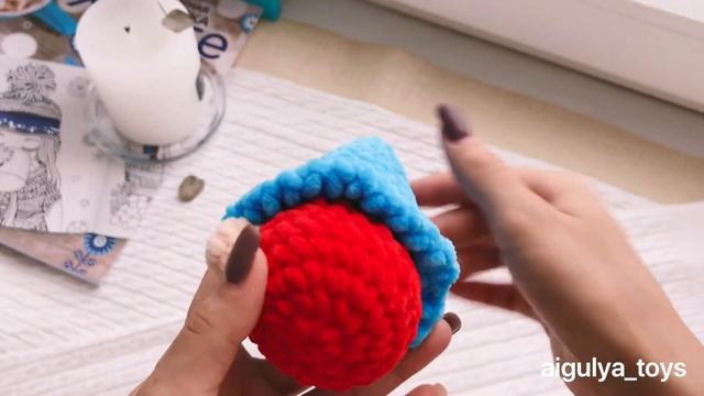 Вязание гномика Домовёнка крючком • Амигуруми • Связан от @aigulyatoys • Crochet Gnome pattern