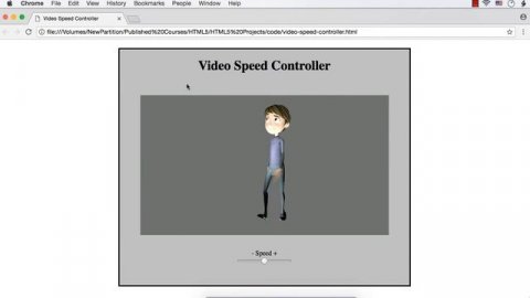 HTML5 Video Speed Controller (Advanced HTML5 in Action)