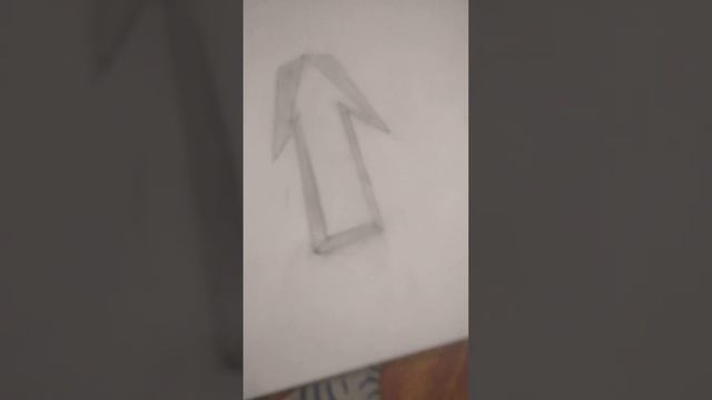 3D Arrow drawing#short