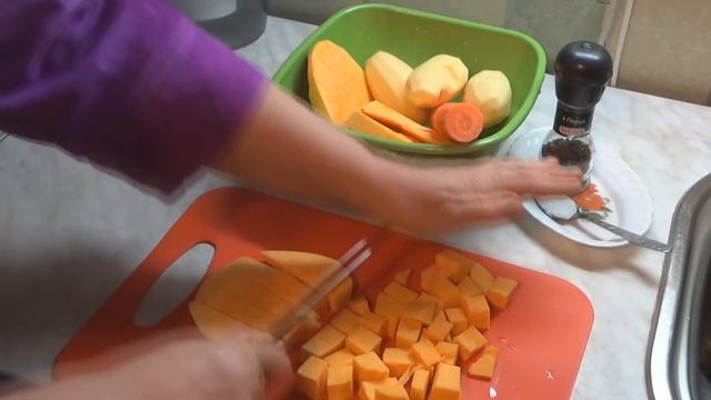 Тыквенный суп-пюре! Быстро! Вкусно! Полезно! смотреть онлайн