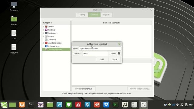 Setting up Keyboard Shortcuts in Linux Mint 19.1 смотреть онлайн