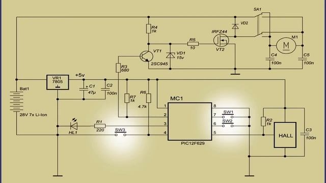 Микродрель с процессором СТАБИЛИЗАТОР ОБОРОТОВ (ПИД) смотреть онлайн
