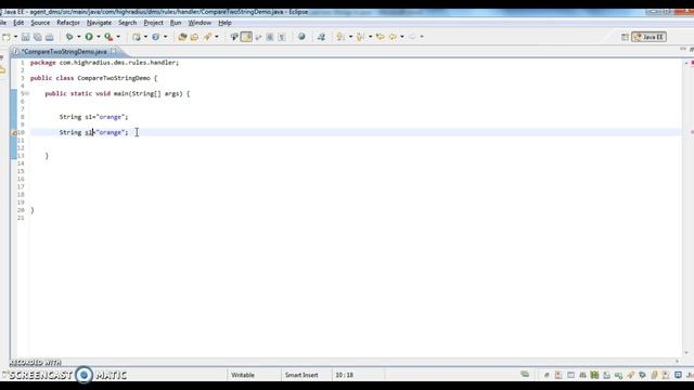 How to compare two Strings in java?