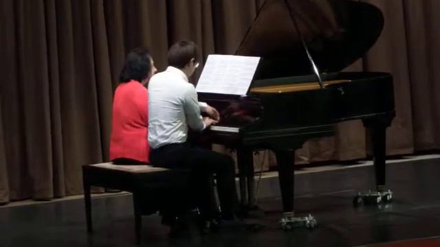 Ausschnitt aus dem Quintett op.10 Otto Dessoff, Prof. Sontraud Speidel, Uram Kim