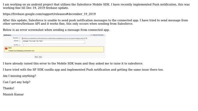 Salesforce: Push Notification not working for android смотреть онлайн