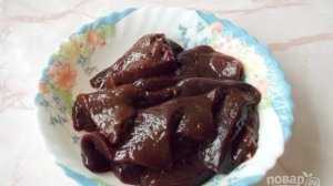 Печень говяжья с луком