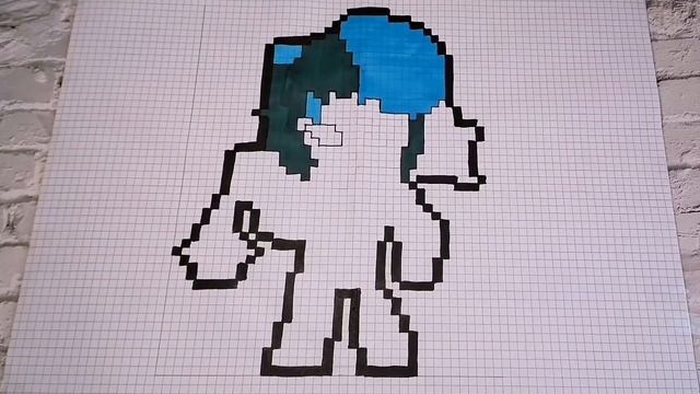 Как нарисовать Зомбиби по клеточкам | Brawl Stars смотреть онлайн