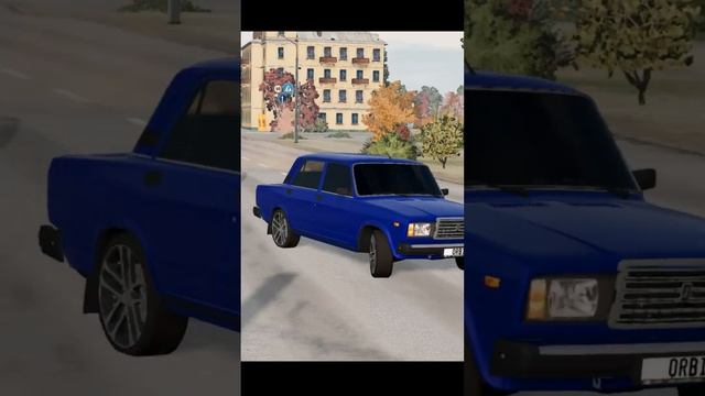 Автобус ошибок не прощает, тем более вазу 2107. #beamng #авария #beamngdrive