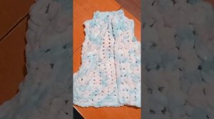 Безрукавка из Ализе пуффи на возраст 6-7лет.