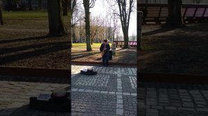 Уличная музыка #калининград . Кавер саксофон. "Не любимая"-А-студия.