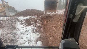 Как копаю глубокую траншею