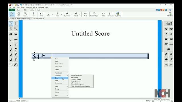 Crescendo Music Notation Tutorial | Getting Started смотреть онлайн