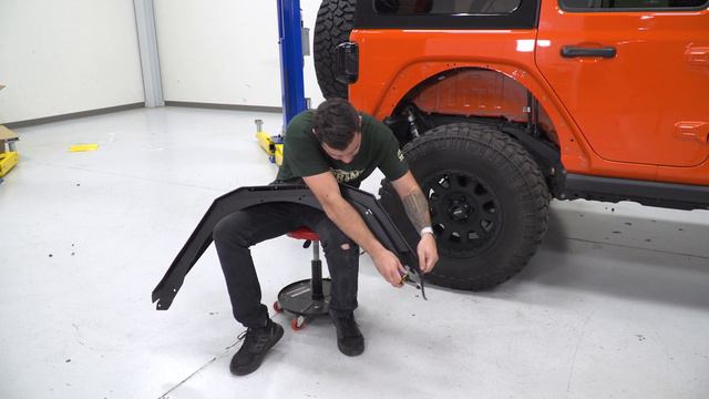 Jeep Wrangler JL Barricade X-Series Fender Flares with LEDs; Red Inserts Review & Install смотреть онлайн