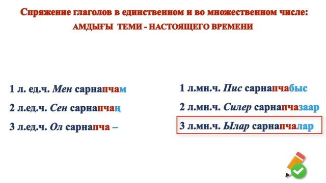 Урок 13. Глагол настоящего времени смотреть онлайн