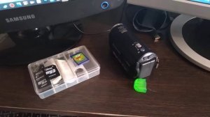 Карта памяти для видеокамеры Panasonic . A memory card for a Panasonic video camera . ???