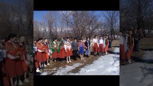 Масленица.Тюпский район село Токтоян,школа 18 имени А.Коенкозова.