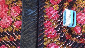 Шьем жилет с павлопосадского платка в технике синель