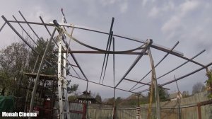 Постройка гаража. Часть 1. Разметка, проективование, каркас и работа. Московская деревенщина в деле.