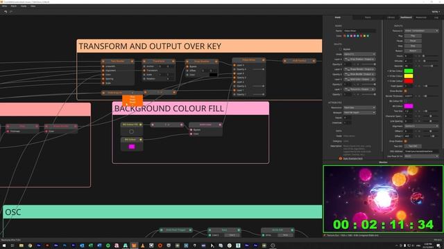 Resolume Wire - Manual Countdown Timer with Colours and borders - File download link in description