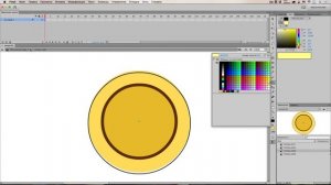 Создаем анимацию монетки, эффект 3D вращения в Adobe Flash.