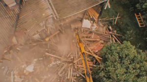 Demolition of an old house