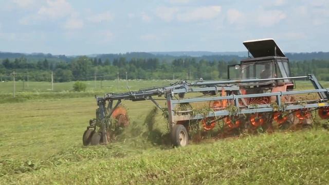 Грабли колесно-пальцевые серии МК смотреть онлайн