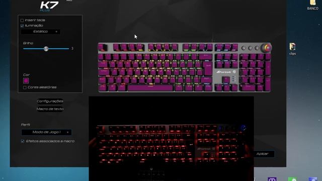 FORTREK GPRO K7 PLUS - REVIEW E UNBOXING do meu primeiro teclado mecânico? смотреть онлайн