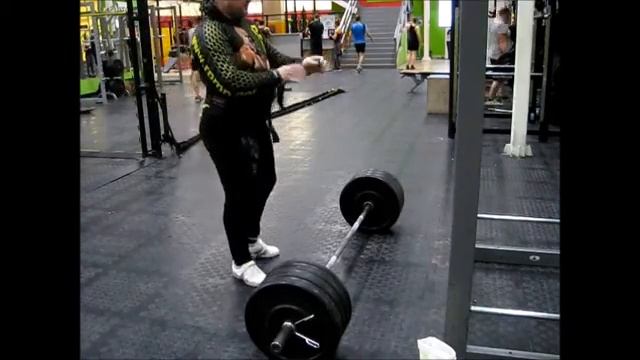 Становая тяга, от разминки до рабочего веса 160 кг смотреть онлайн