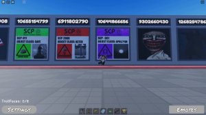 SCP Image Id Roblox/Codes For Roblox