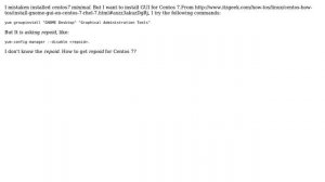 "yum-config-manager --disable ＜repoid＞" How to get repoid for centos 7?