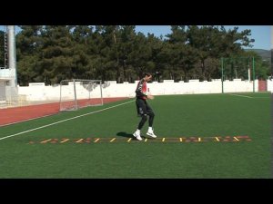 Football coaching video - soccer drill - ladder coordination (Brazil) 22